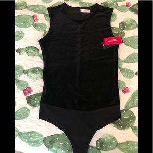 NWT Commando Velvet Bodysuit Large